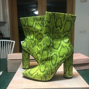 Snakeskin Cape Robbin Booties